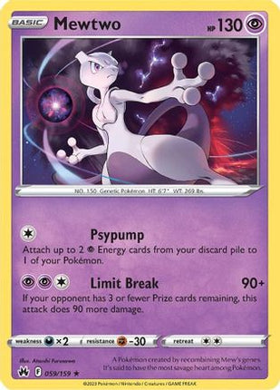 Mewtwo - 59/null [Crown Zenith] Reverse Holofoil