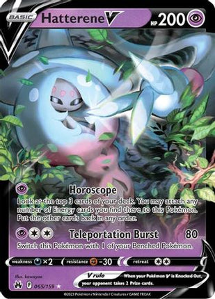 Hatterene V - 65/null [Crown Zenith] Holofoil