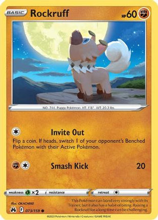 Rockruff - 73/null [Crown Zenith] Reverse Holofoil