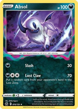Absol - 76/null [Crown Zenith] Holofoil
