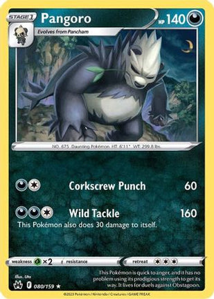 Pangoro - 80/null [Crown Zenith]