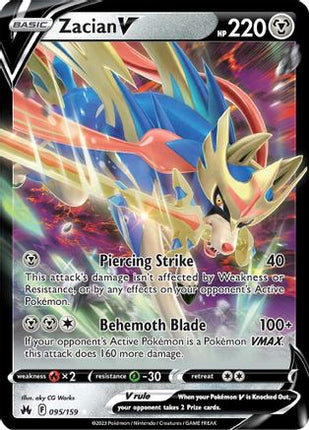 Zacian V - 95/null [Crown Zenith] Holofoil