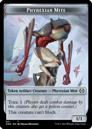Phyrexian Mite // Phyrexian Insect Double-Sided Token [Commander: Phyrexia: All Will Be One]