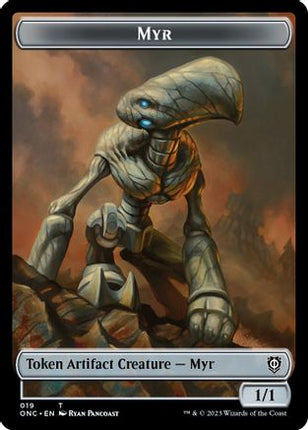 Myr // Thopter Double-sided Token [Commander: Phyrexia: All Will Be One]
