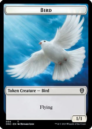 Bird // Cat Double-sided Token [Commander: Phyrexia: All Will Be One]