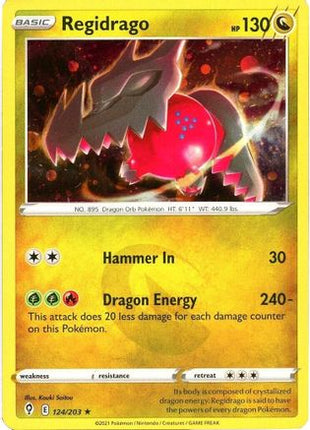 Regidrago - 124/203 (Cosmos Holo) [Miscellaneous Cards & Products] Holofoil