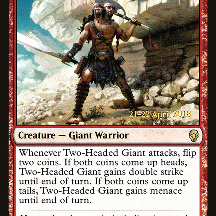 Two-Headed Giant [Dominaria Promos] Prerelease Foil