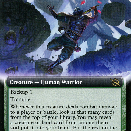 Doomskar Warrior (Extended Art) [March of the Machine]