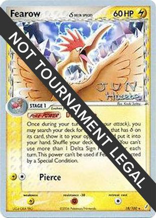 Fearow (Delta Species) 2007 (Jun Hasebe) 018- World Championship Decks