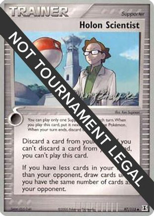Holon Scientist 2007 (Jeremy Scharff-Kim) 097- World Championship Decks