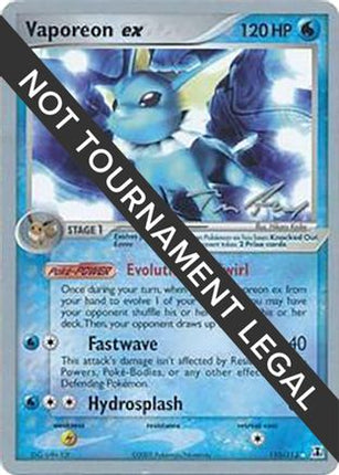 Vaporeon ex 2007 (Tom Roos) 110- World Championship Decks