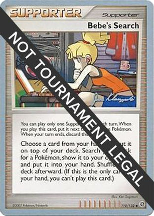Bebe's Search 2008 (Jason Klaczynski) 119- World Championship Decks