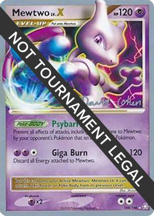 Mewtwo LV.X 2009 (David Cohen) 144- World Championship Decks