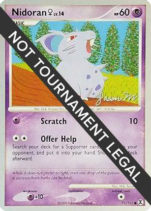 Nidoran F 2009 (Jason Martinez) 071- World Championship Decks