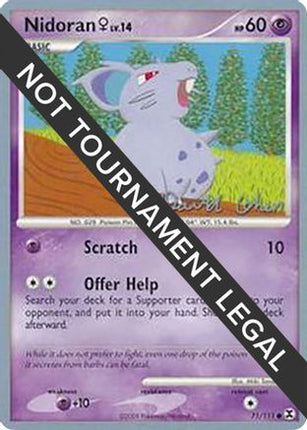 Nidoran F 2009 (David Cohen) 071- World Championship Decks