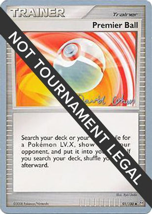 Premier Ball (91/100) (Stallgon - David Cohen) [World Championships 2009]