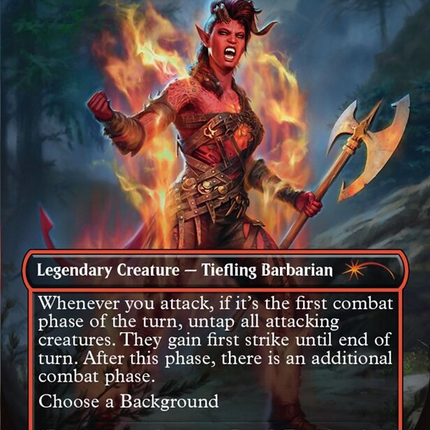 Karlach, Fury of Avernus (Borderless) [Secret Lair Drop]