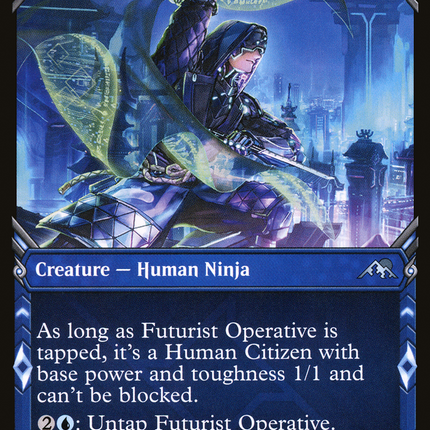 Futurist Operative (Showcase) [Kamigawa: Neon Dynasty]