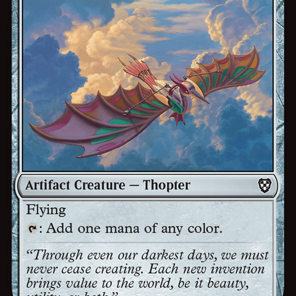 Ornithopter of Paradise [Commander: Aetherdrift]