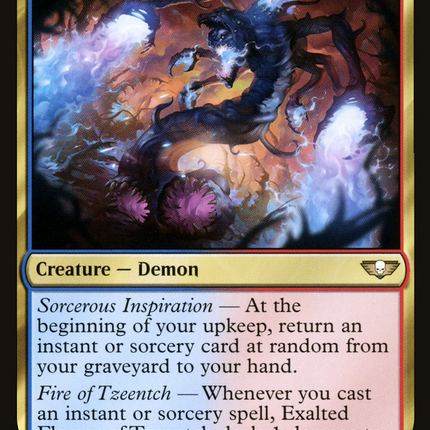 Exalted Flamer of Tzeentch [Warhammer 40,000 Commander]