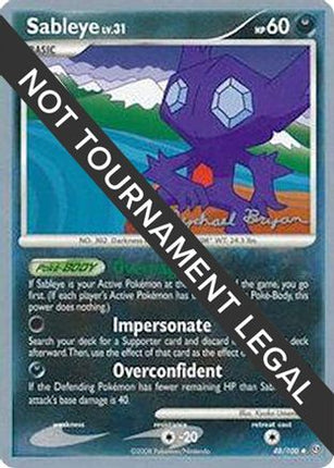Sableye 2010 (Mychael Bryan) 048- World Championship Decks