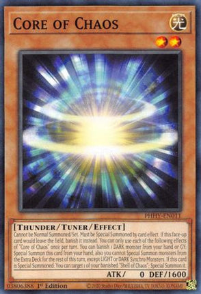 Core of Chaos (Common / Short Print) [PHHY-EN011] 1st Edition