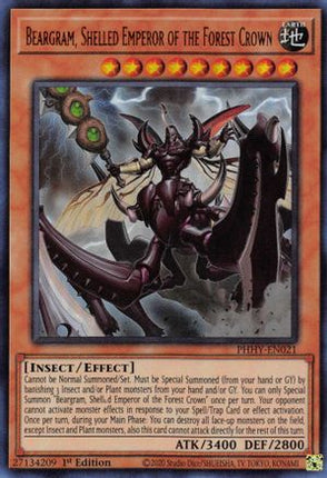 Beargram, Shelled Emperor of the Forest Crown (Ultra Rare) [PHHY-EN021] 1st Edition