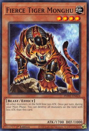 Fierce Tiger Monghu (Common / Short Print) [PHHY-EN024] 1st Edition