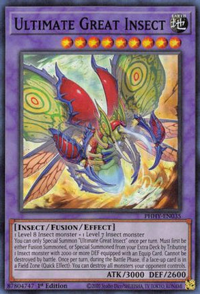 Ultimate Great Insect (Super Rare) [PHHY-EN035] 1st Edition