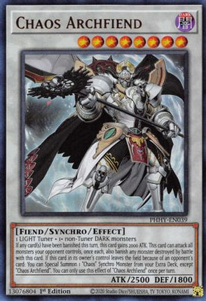 Chaos Archfiend (Ultra Rare) [PHHY-EN039] 1st Edition