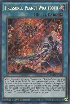 Pressured Planet Wraitsoth (Secret Rare) [PHHY-EN059] 1st Edition