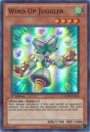 Wind-Up Juggler (Super Rare) [GENF-EN015] Generation Force 1st Edition