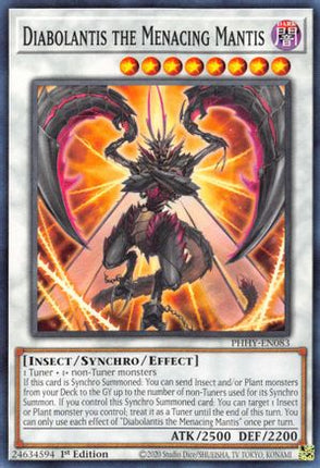Diabolantis the Menacing Mantis (Common / Short Print) [PHHY-EN083] 1st Edition