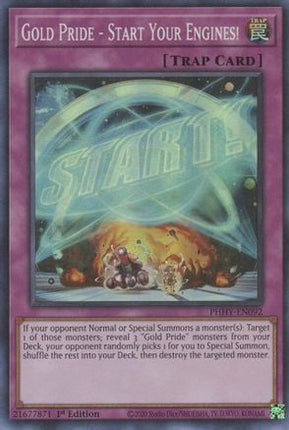 Gold Pride - Start Your Engines! (Super Rare) [PHHY-EN092] 1st Edition