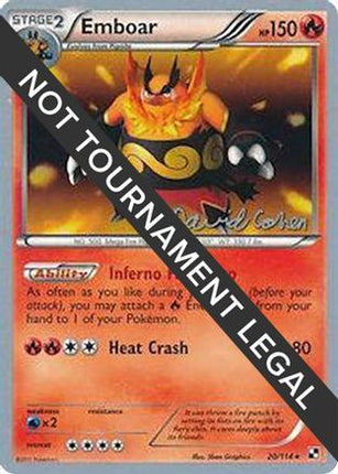 Emboar  (David Cohen) 020- World Championship Decks
