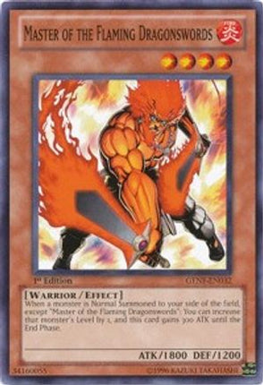 Master of the Flaming Dragonswords (Common / Short Print) [GENF-EN032] Generation Force Unlimited