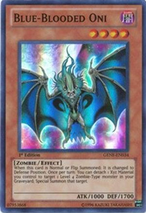 Blue-Blooded Oni (Super Rare) [GENF-EN034] Generation Force 1st Edition