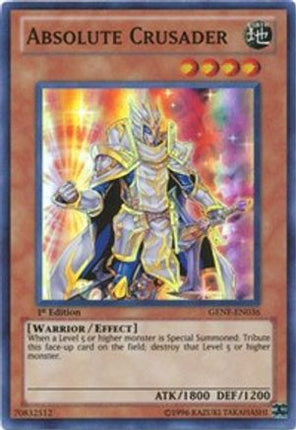 Absolute Crusader (Super Rare) [GENF-EN036] Generation Force 1st Edition