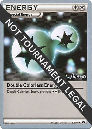 Double Colorless Energy 2013 (Ian Whiton) 092- World Championship Decks