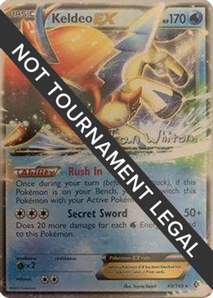 Keldeo EX 2013 (Ian Whiton) 049- World Championship Decks