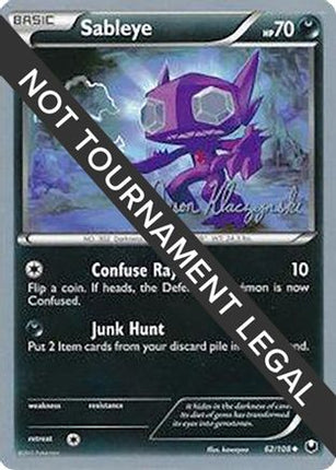 Sableye 2013 (Jason Klaczynski) 062- World Championship Decks