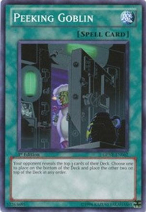 Peeking Goblin (Common / Short Print) [GENF-EN062] Generation Force Unlimited