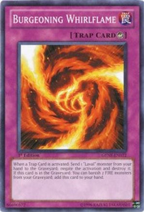 Burgeoning Whirlflame (Common / Short Print) [GENF-EN072] Generation Force 1st Edition