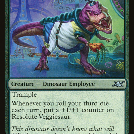 Resolute Veggiesaur [Unfinity] Galaxy Foil