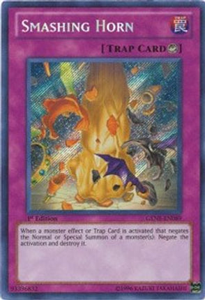 Smashing Horn (Secret Rare) [GENF-EN089] Generation Force 1st Edition