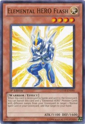 Elemental HERO Flash (Common / Short Print) [GENF-EN090] Generation Force Unlimited