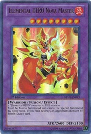 Elemental HERO Nova Master (Ultra Rare) [GENF-EN093] Generation Force 1st Edition