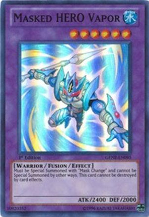 Masked HERO Vapor (Super Rare) [GENF-EN095] Generation Force 1st Edition