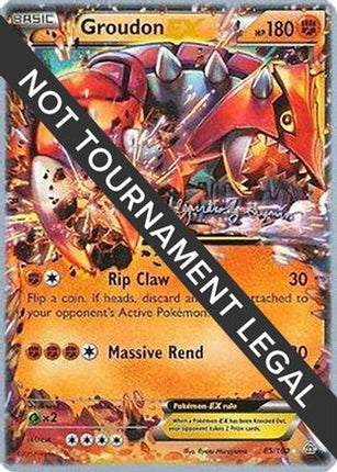 Groudon EX 2015 (Alejandro Ng-Guzman) 085- World Championship Decks