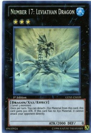 Number 17: Leviathan Dragon (Ghost Rare)  [GENF-EN039] Generation Force Unlimited